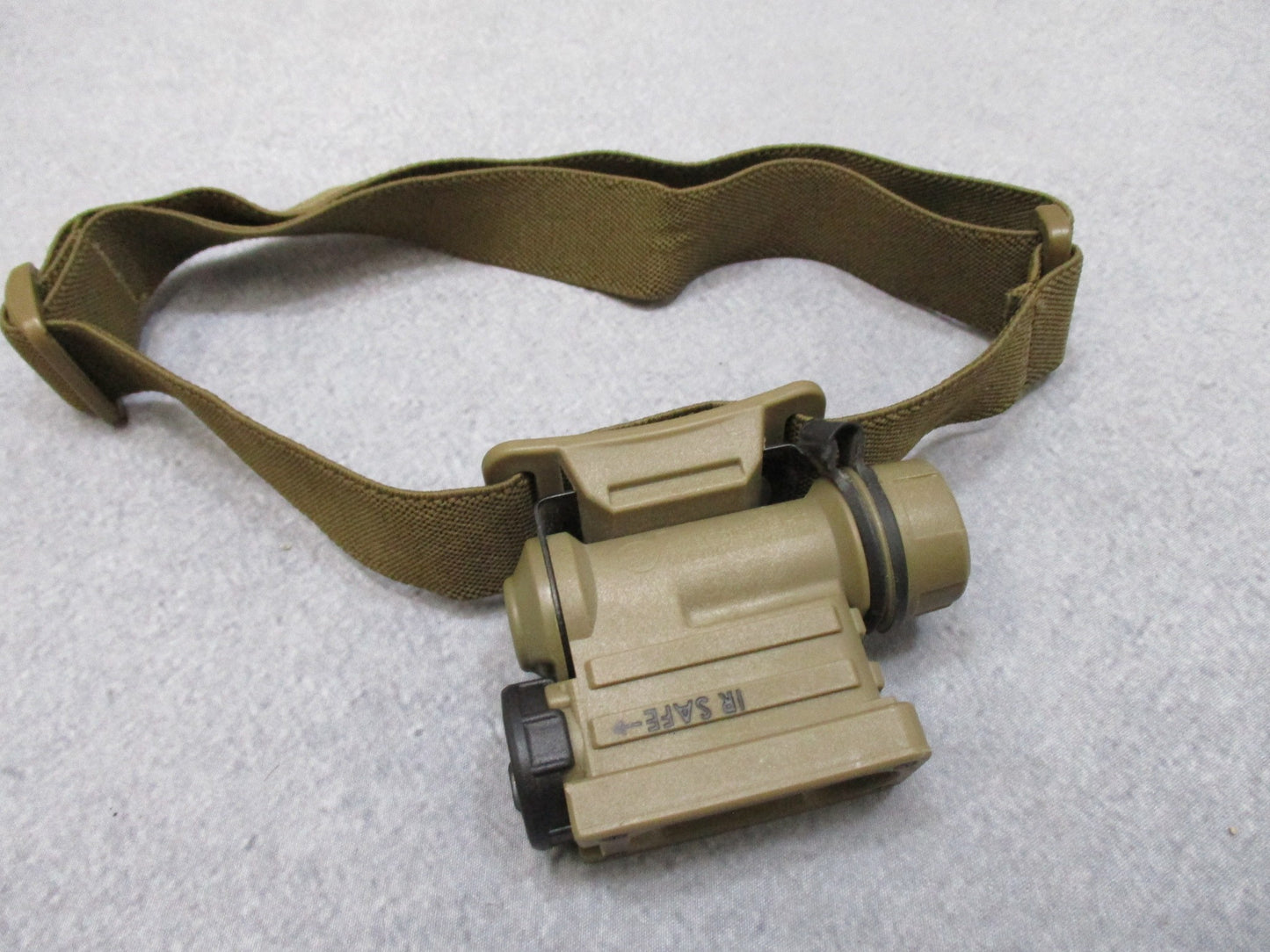 USED STREAMLIGHT SIDEWINDER COMPACT II HEADLAMP TACTICAL HELMET MOUNT FLASHLIGHT