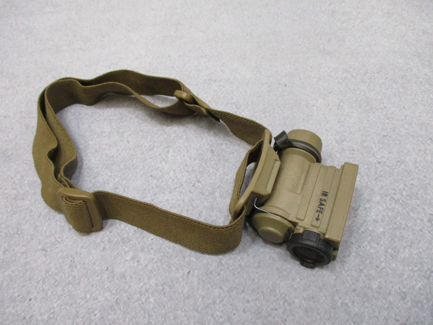USED STREAMLIGHT SIDEWINDER COMPACT II HEADLAMP TACTICAL HELMET MOUNT FLASHLIGHT