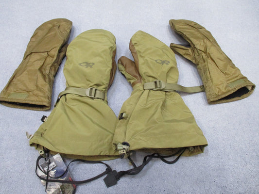 NWT MILITARY EXTREME COLD WEATHER GLOVES OR AGS FIREBRAND MITTS MEDIUM w. LINER