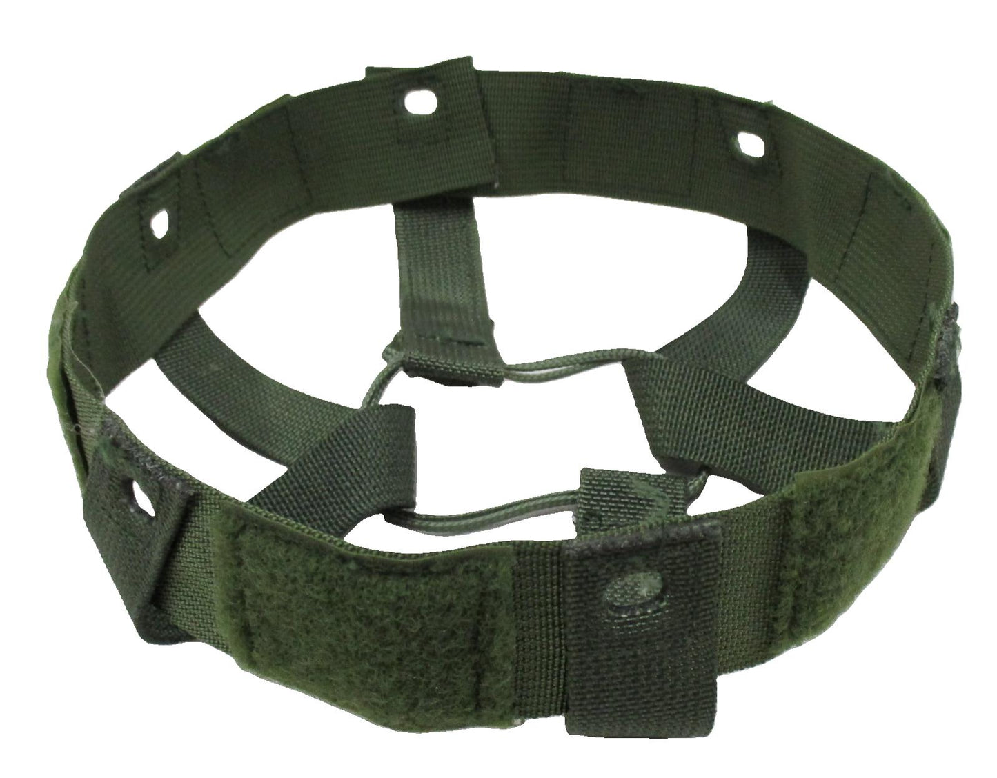 K-POT PASGT GROUND TROOP HELMET SUSPENSION LINER WEBBING GREEN STRAPS XSMALL