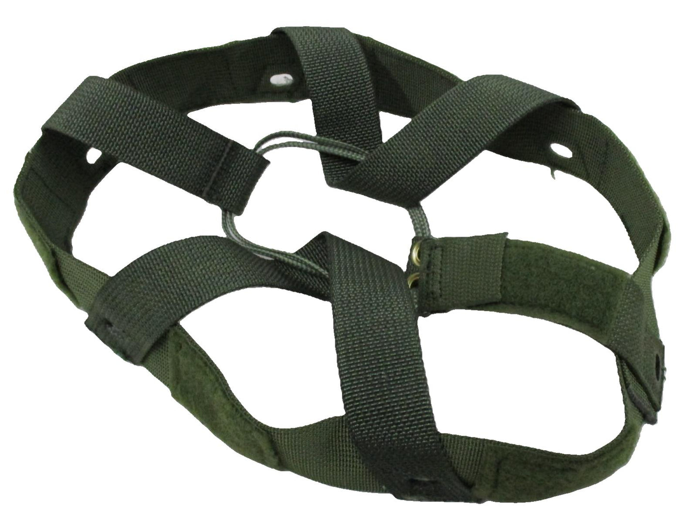 K-POT PASGT GROUND TROOP HELMET SUSPENSION LINER WEBBING GREEN STRAPS SMALL