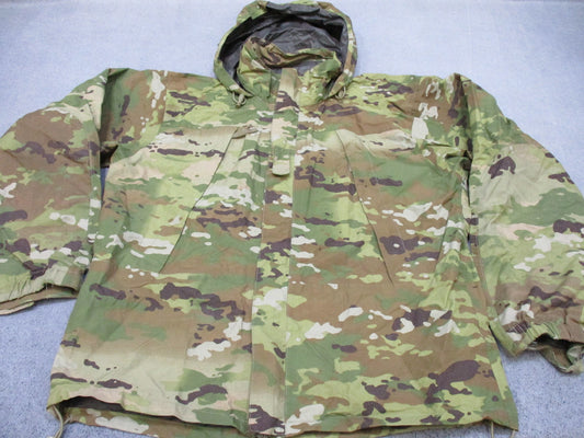 USED ARMY OCP SCORPION LEVEL 6 COLD/ WET WEATHER JACKET SMALL/LONG GEN III TOP