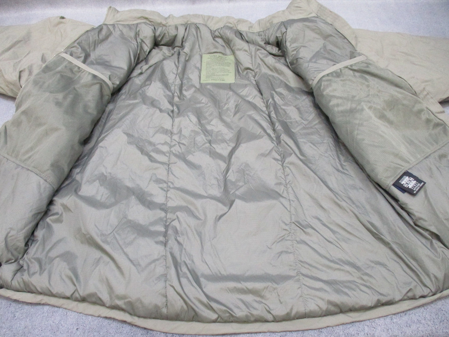 PRIMALOFT LEVEL 7 JACKET EXTREME COLD WEATHER X-LARGE/REGULAR 8415-01-538-6312 - Centex Military Gear