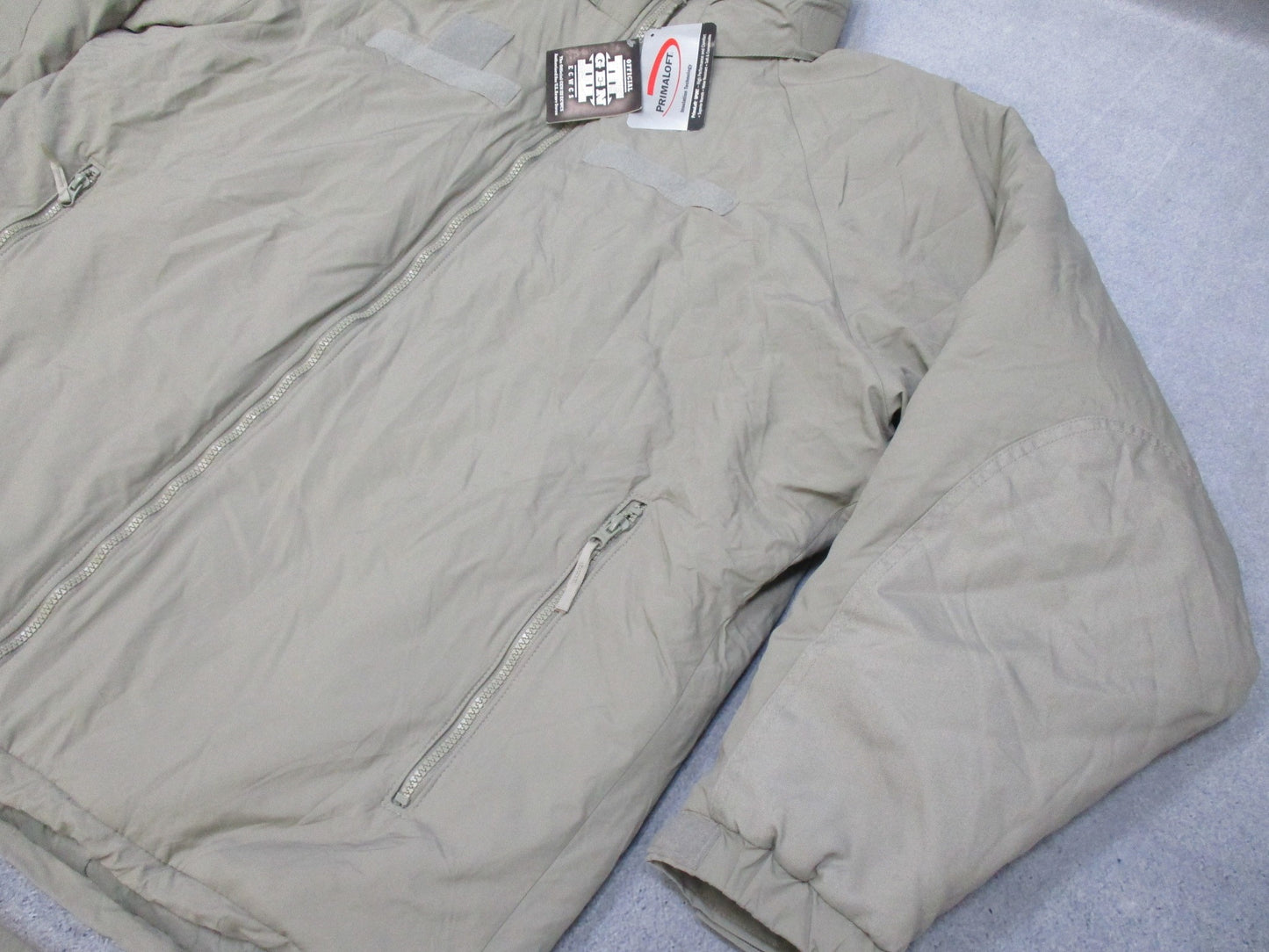 PRIMALOFT LEVEL 7 JACKET EXTREME COLD WEATHER X-LARGE/REGULAR 8415-01-538-6312 - Centex Military Gear