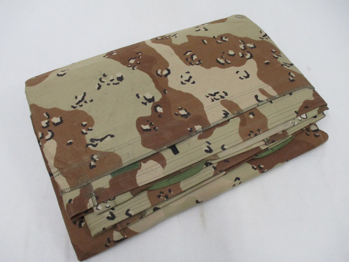 GULF WAR CHEMICAL PATIENT PROTECTIVE WRAP CLOTH LITTER/STRETCHER CHOCOLATE CHIP