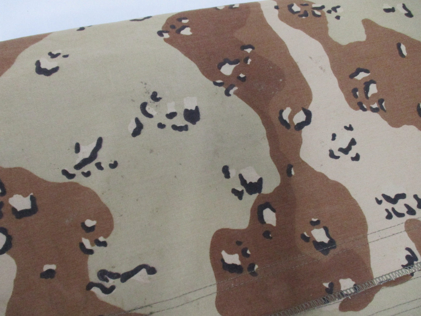 GULF WAR CHEMICAL PATIENT PROTECTIVE WRAP CLOTH LITTER/STRETCHER CHOCOLATE CHIP