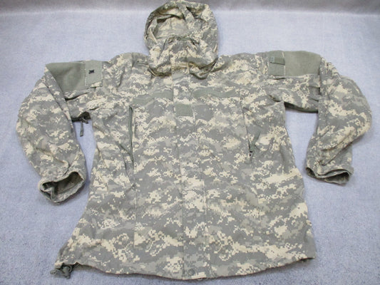ARMY ISSUE TOP ACU DIGITAL SOFT SHELL JACKET GEN 3 PARKA SMALL/LONG LEVEL 5 - Centex Military Gear