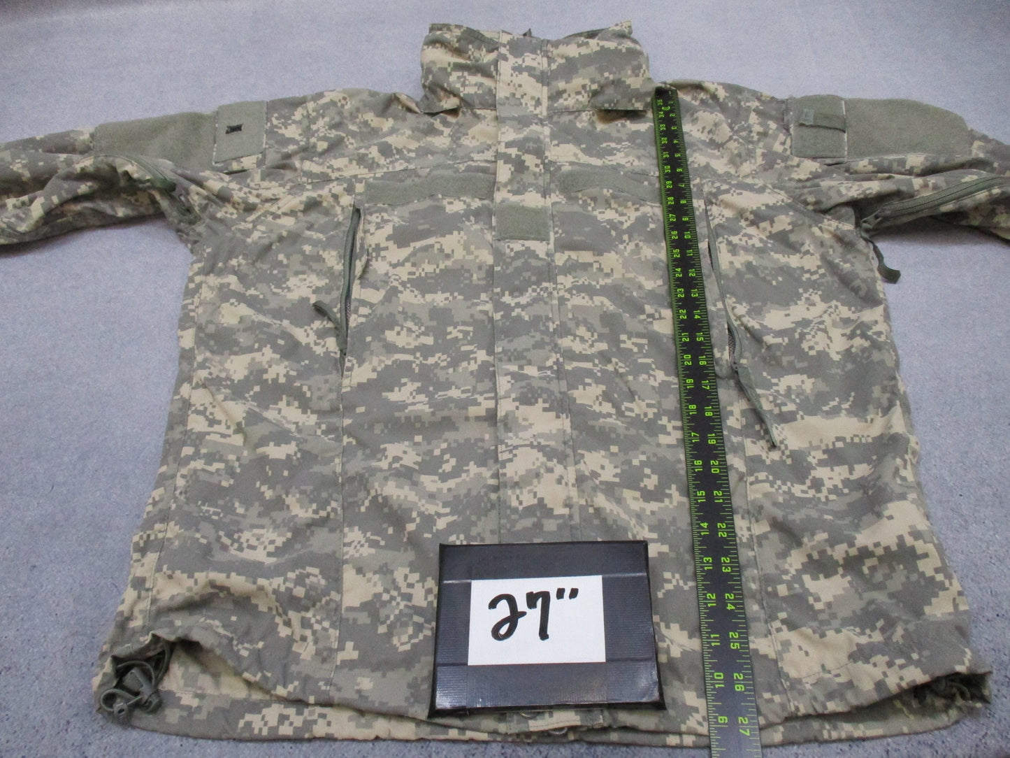 ARMY ISSUE TOP ACU DIGITAL SOFT SHELL JACKET GEN 3 PARKA SMALL/LONG LEVEL 5 - Centex Military Gear