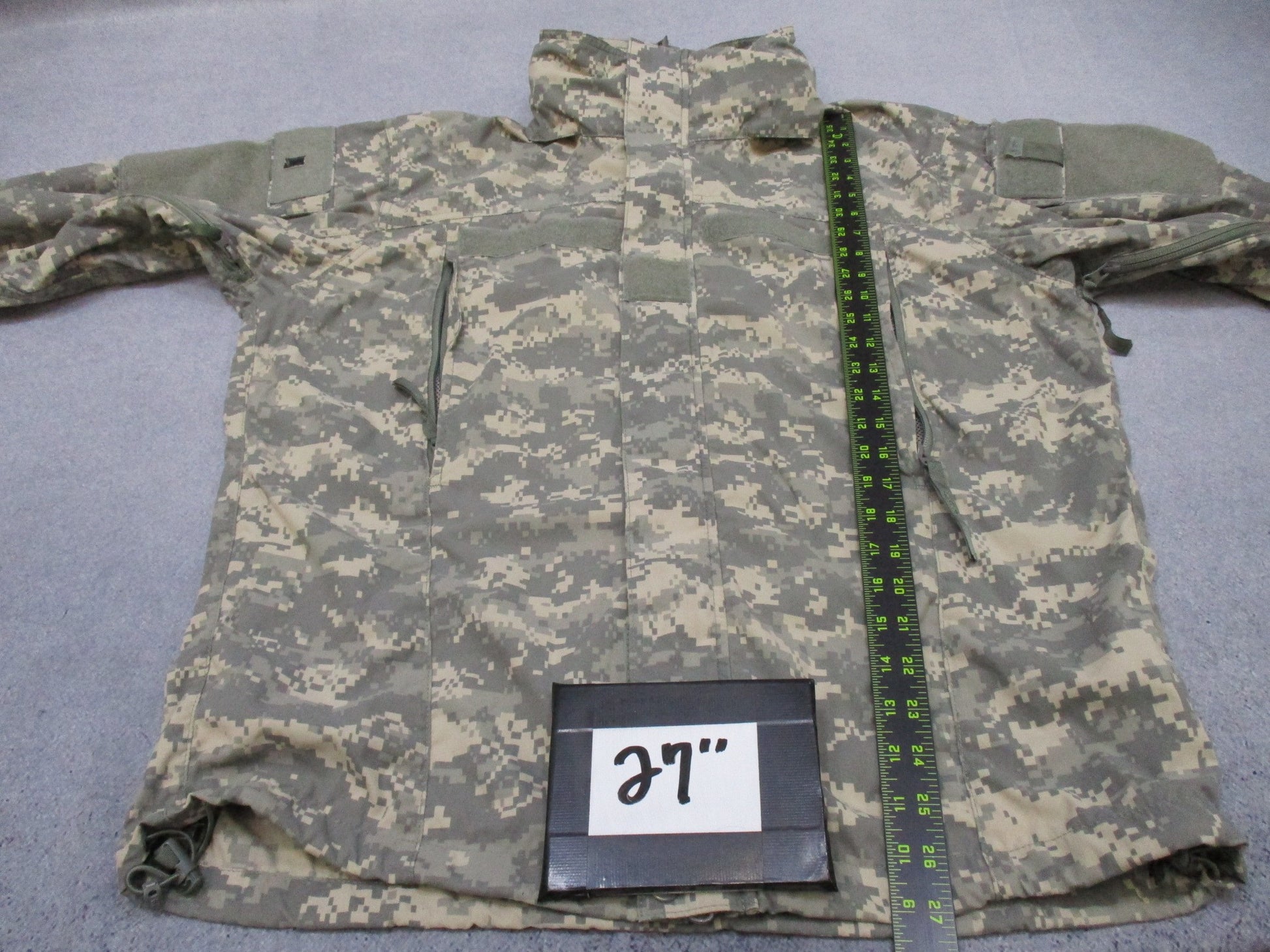 ARMY ISSUE TOP ACU DIGITAL SOFT SHELL JACKET GEN 3 PARKA SMALL/LONG LEVEL 5 - Centex Military Gear