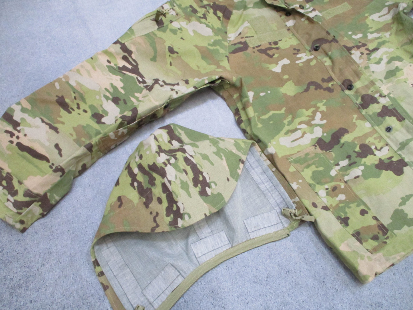 USGI FR GORE TEX EWOL PARKA MEDIUM REGULAR OCP SCORPION W2 FREE JACKET SHELL