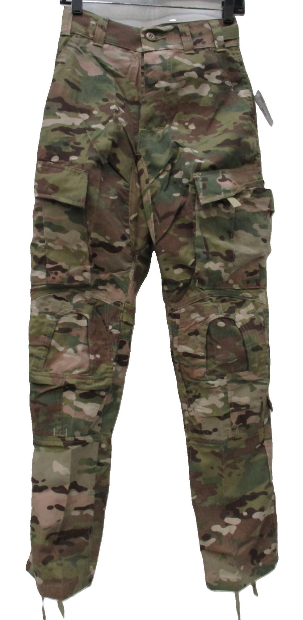 NEW ARMY ADVANCED COMBAT PANTS W/ CRYE KNEE PAD SLOTS XSMALL/REG MULTICAM OCP