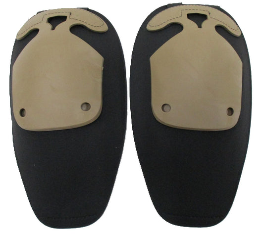 Centex Military Gear US Army Advanced Integrated Knee Pads in tan, designed for OCP combat pants with flexible protection.