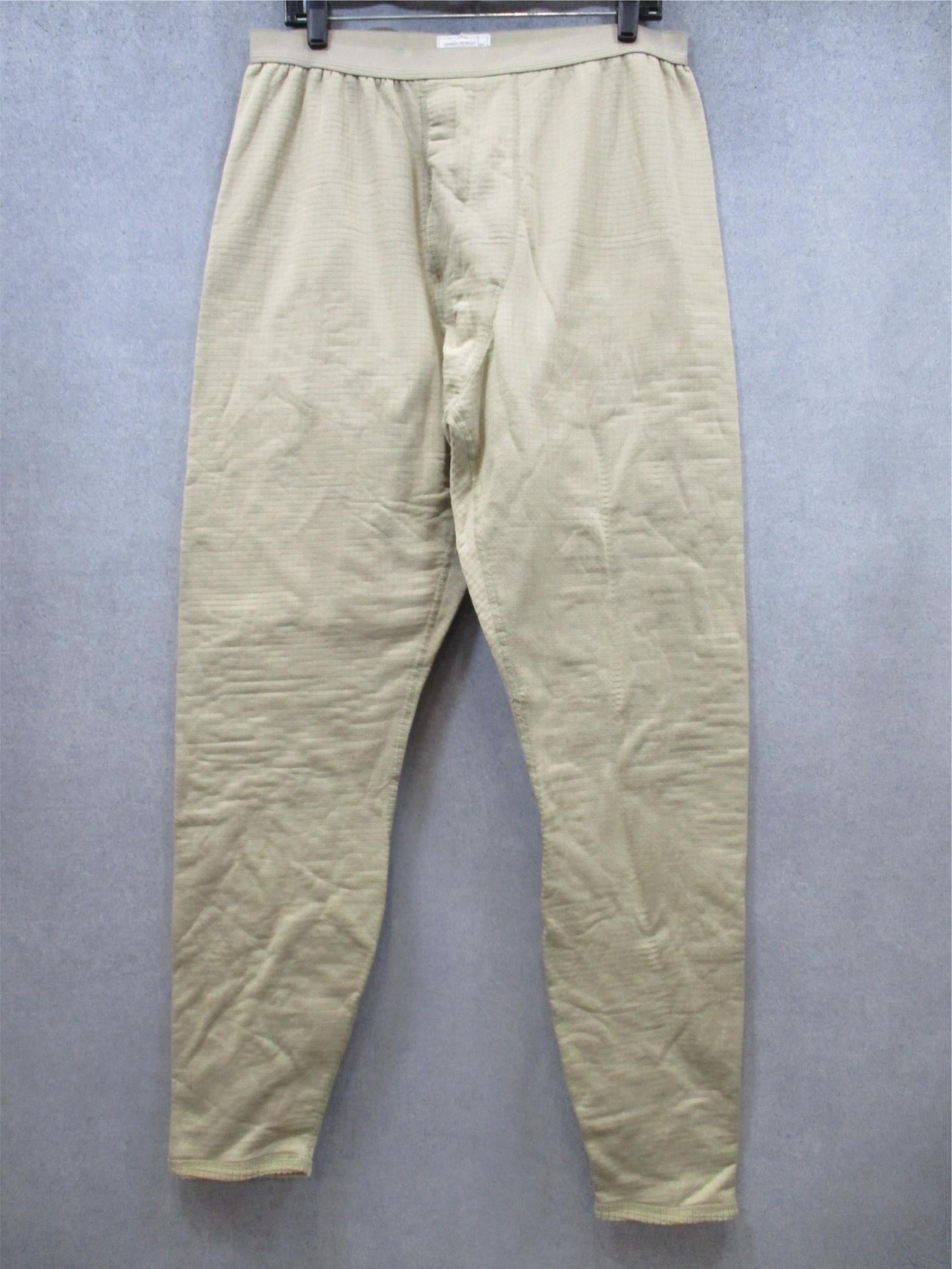 NWOT TAN GEN III POLARTEC MID-WEIGHT LEVEL 2 GRID FLEECE WAFFLE PANTS LARGE/LONG - Centex Military Gear