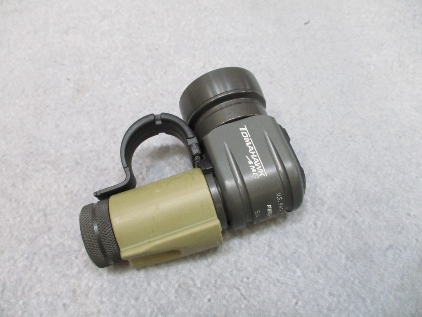 First-Light Tomahawk MC Tactical Flashlight Red Green White Finger Loop