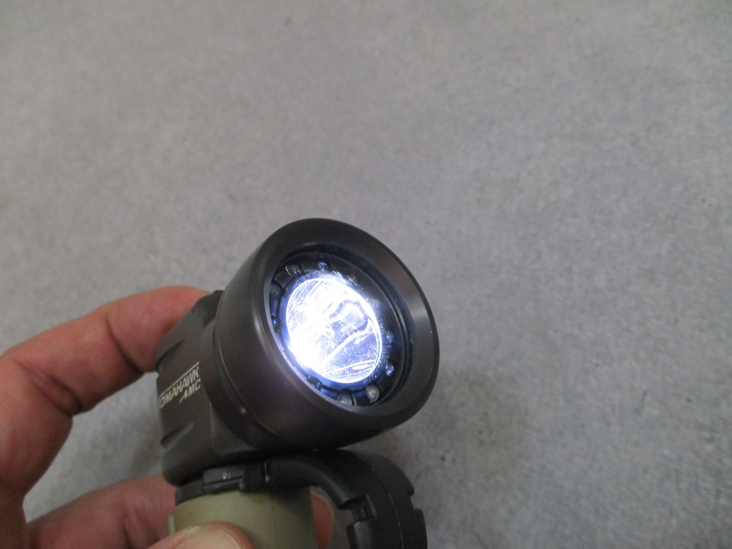 First-Light Tomahawk MC Tactical Flashlight Red Green White Finger Loop