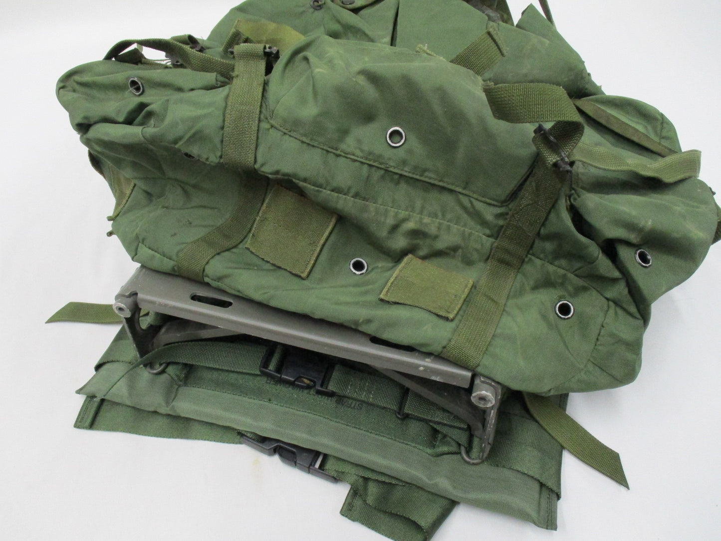 🪖MILITARY OD GREEN ALICE PACK LARGE LC-1 COMBAT NYLON FIELD BACKPACK w. FRAME🔥