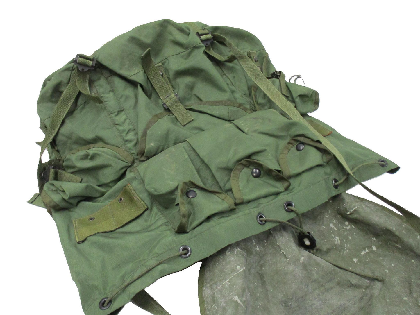 🪖MILITARY OD GREEN ALICE PACK LARGE LC-1 COMBAT NYLON FIELD BACKPACK w. FRAME🔥
