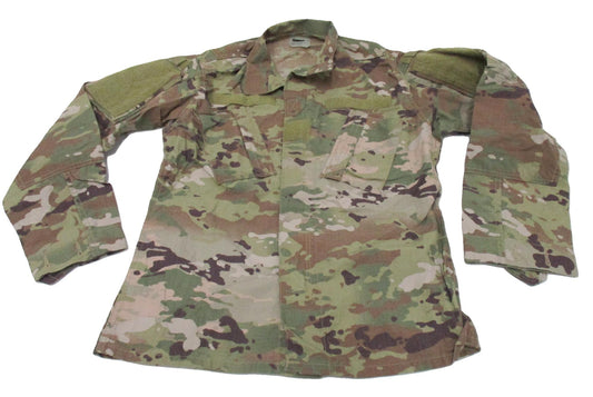 Centex Military Gear Scorpion W2 Small Regular Flame-Resistant Army shirt with OCP Multicam camouflage, designed for tactical use.