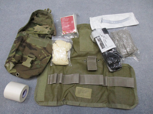 USGI Multicam IFAK First Aid Kit Pouch w/ Contents – Expired Medical Supplies – - Centex Military Gear