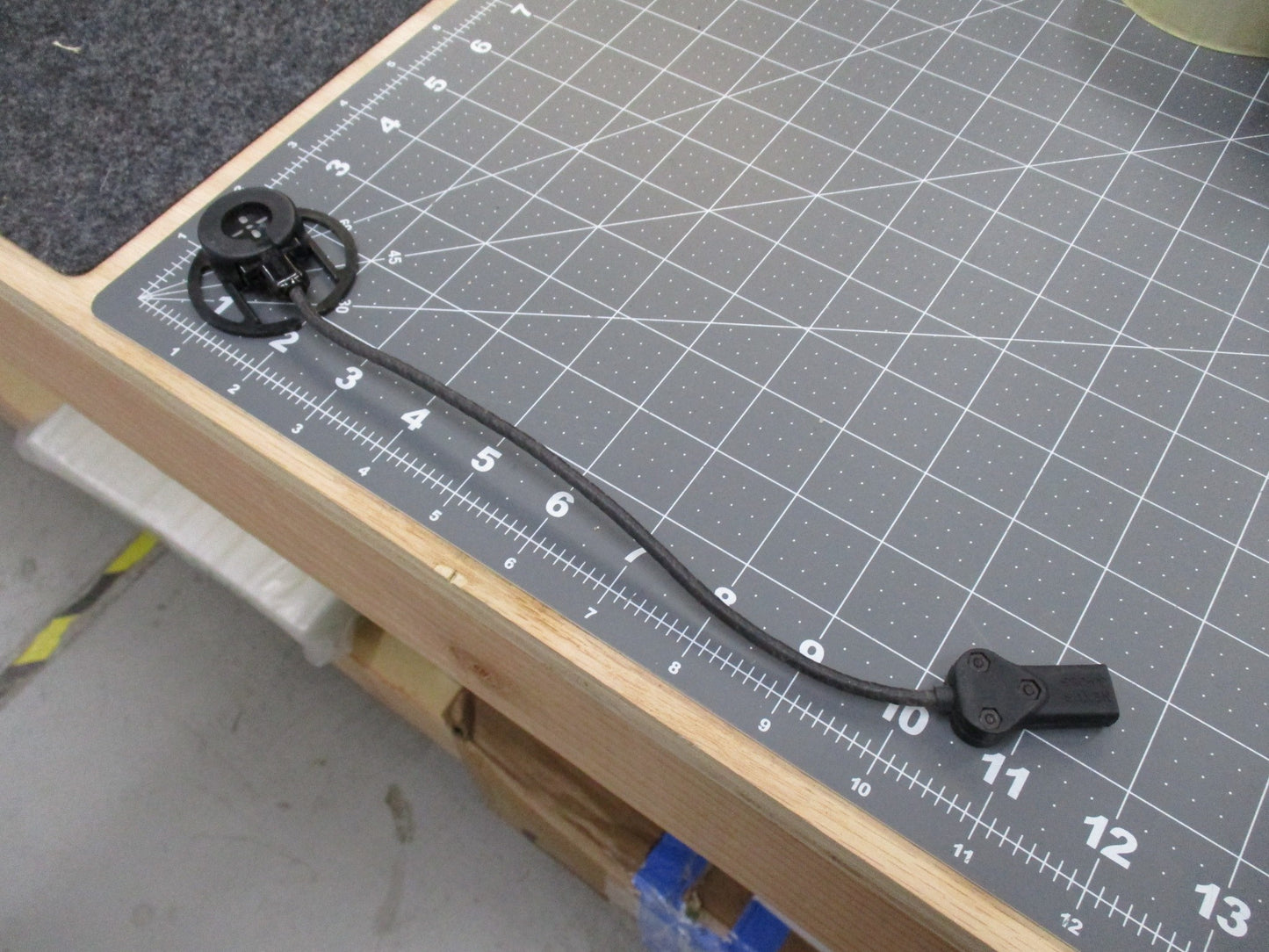 🔥NOS M40 M42 SERIES GAS MASK DETACHABLE MICROPHONE CABLE COMMS ADAPATER CVC🪖