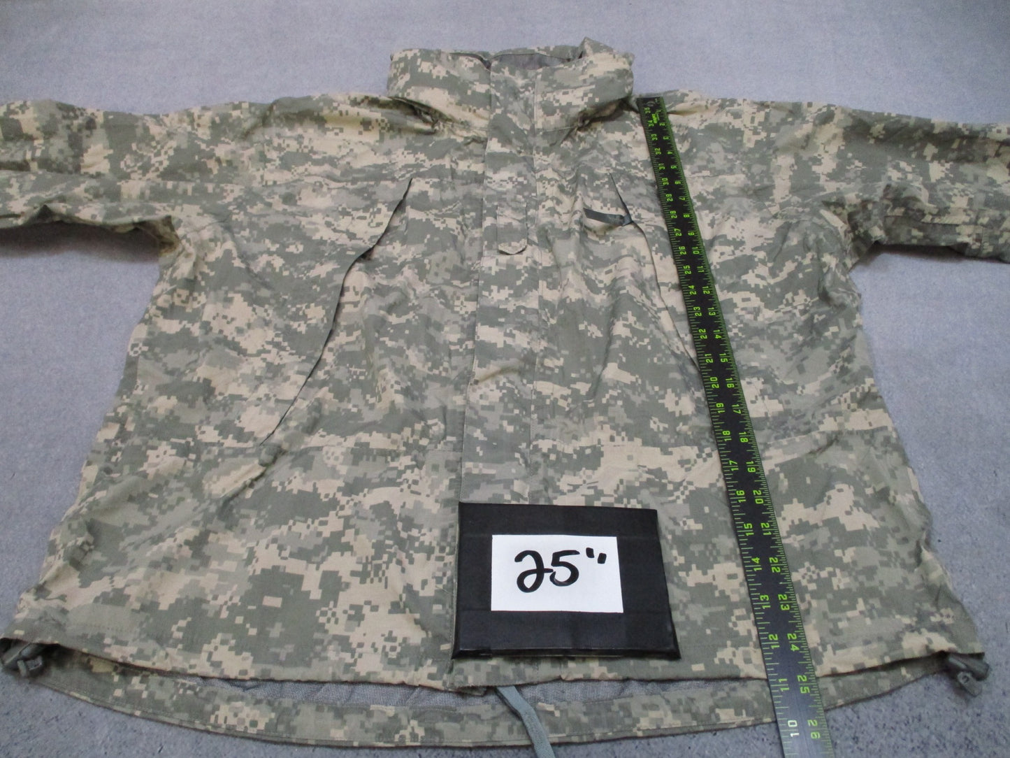 ARMY ACU DIGITAL UCP GEN III LEVEL 6 COLD/WET JACKET SMALL/SHORT GORE-TEX TOP