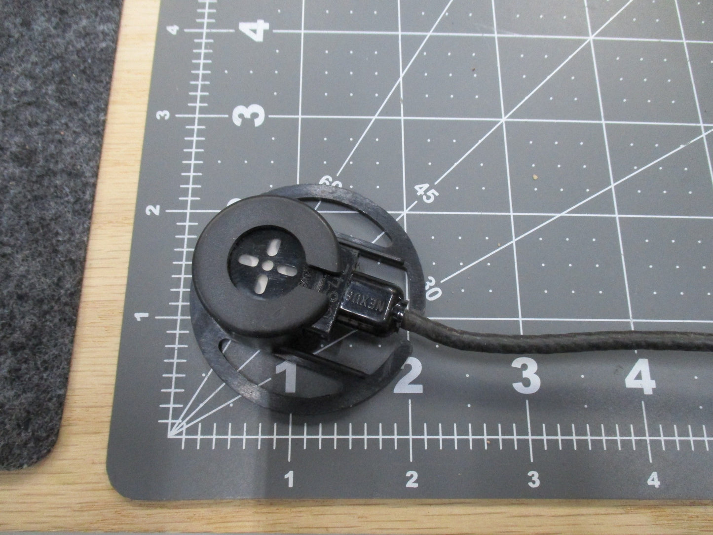 🔥NOS M40 M42 SERIES GAS MASK DETACHABLE MICROPHONE CABLE COMMS ADAPATER CVC🪖