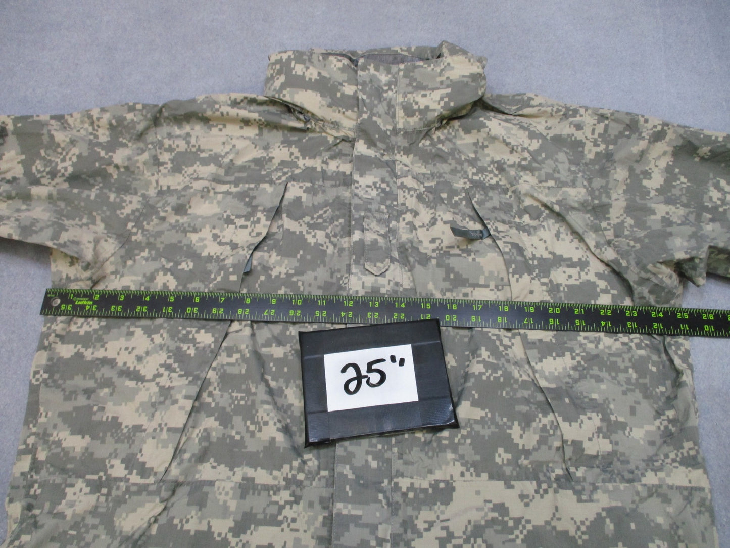 ARMY ACU DIGITAL UCP GEN III LEVEL 6 COLD/WET JACKET SMALL/SHORT GORE-TEX TOP