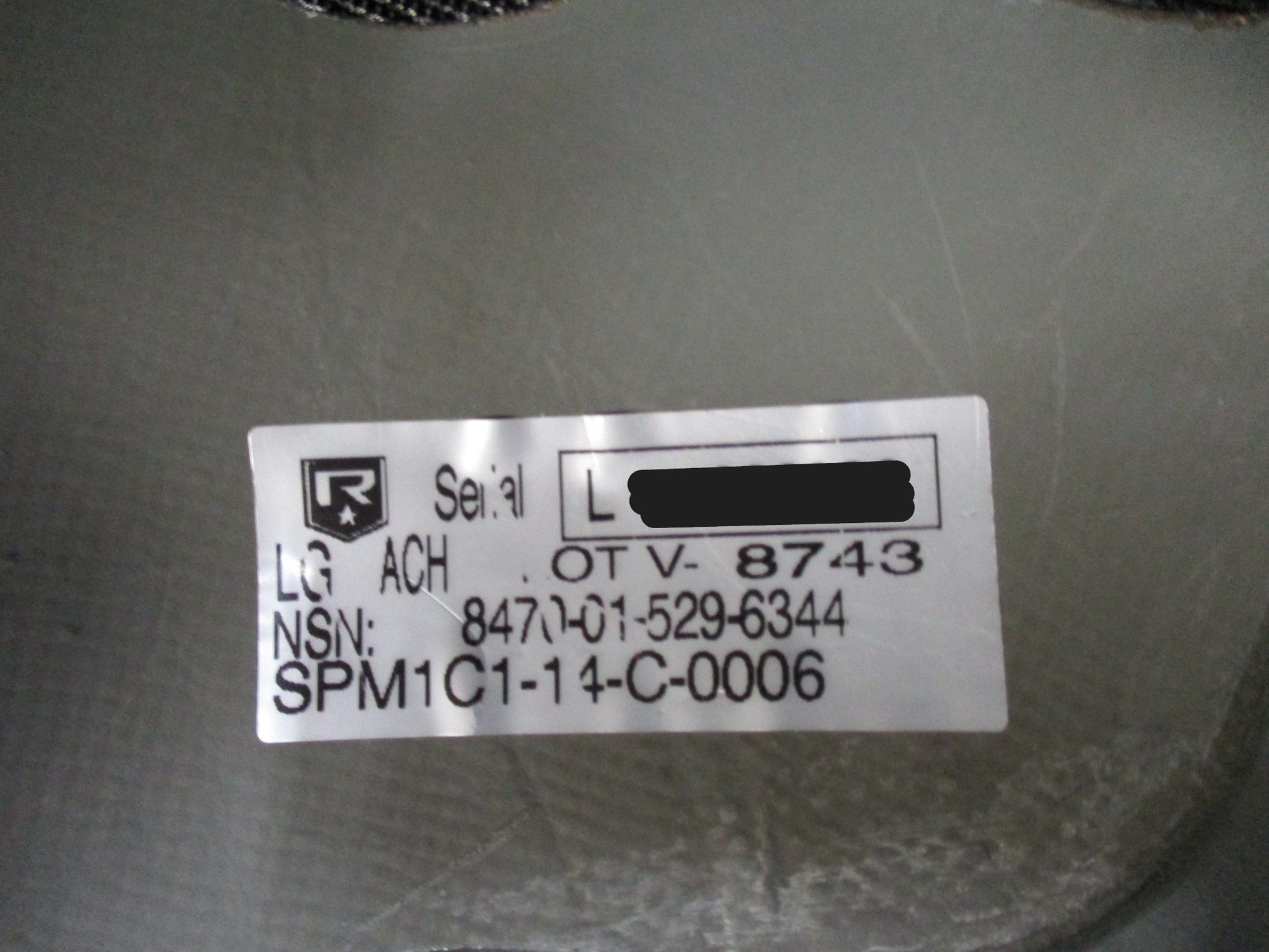 REVISION ARMY ADVANCED COMBAT HELMET MADE W/ KEVLAR ACH LARGE 8470-01-529-6344 - Centex Military Gear