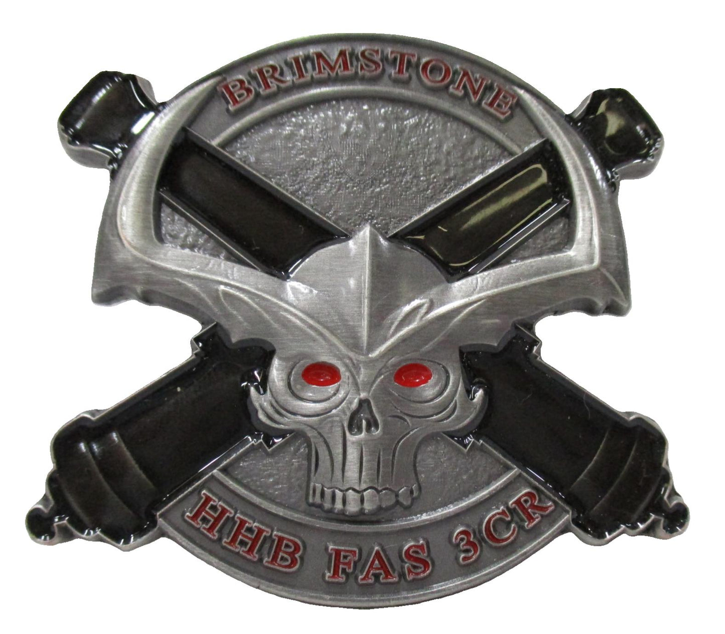 CHALLENGE COIN 3RD ACR BRAVE RIFLES HHB FAS 3CR BRIMSTONE BLOOD & STEEL SQUADRON