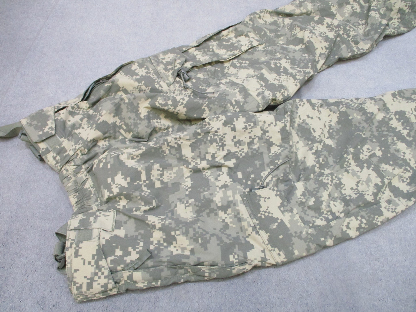 ARMY ACU DIGITAL LEVEL 5 SOFT SHELL TROUSER COLD WEATHER PANTS SMALL/SHORT