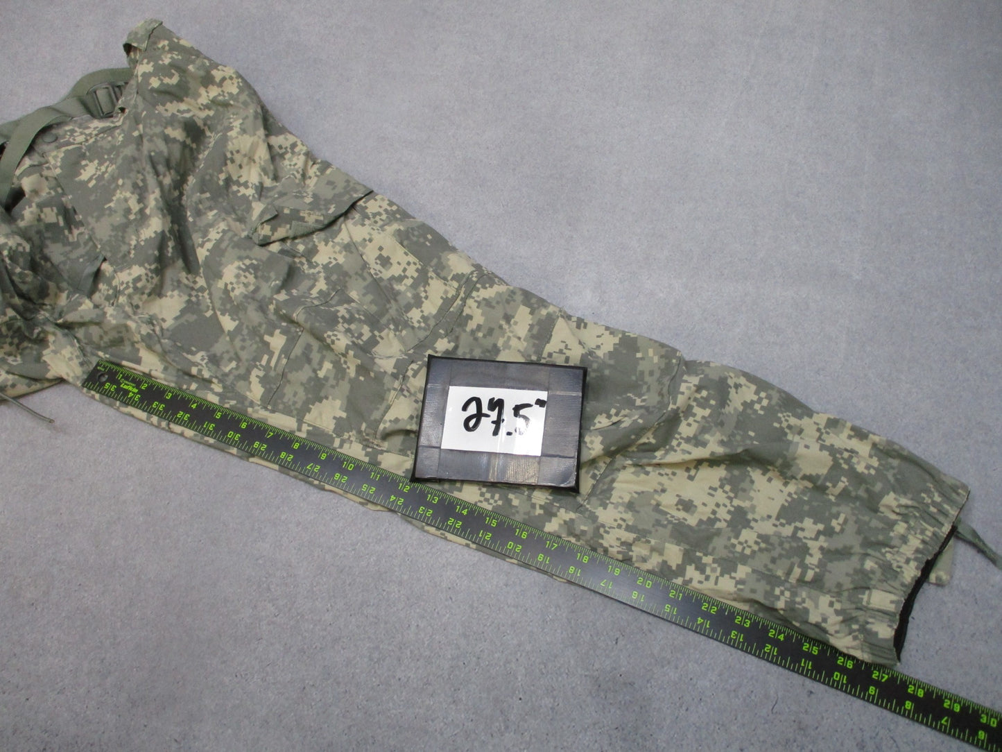 ARMY ACU DIGITAL LEVEL 5 SOFT SHELL TROUSER COLD WEATHER PANTS SMALL/SHORT