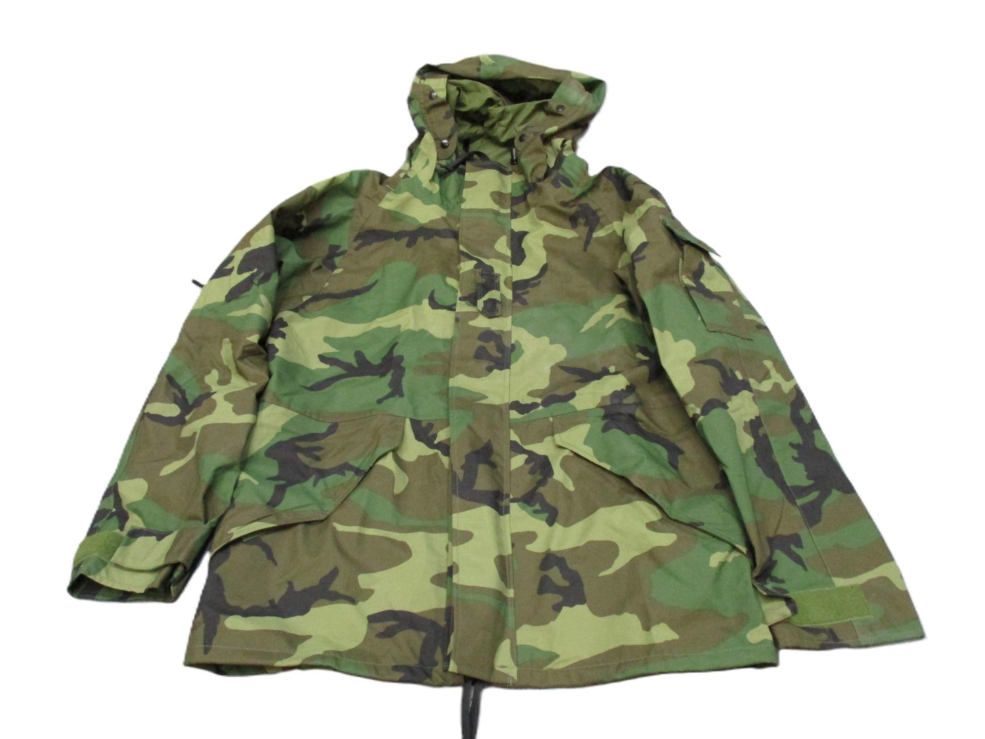 USED ARMY ISSUE WOODLAND BDU GORE-TEX JACKET WET/COLD WEATHER PARKA MEDIUM-LONG - Centex Military Gear