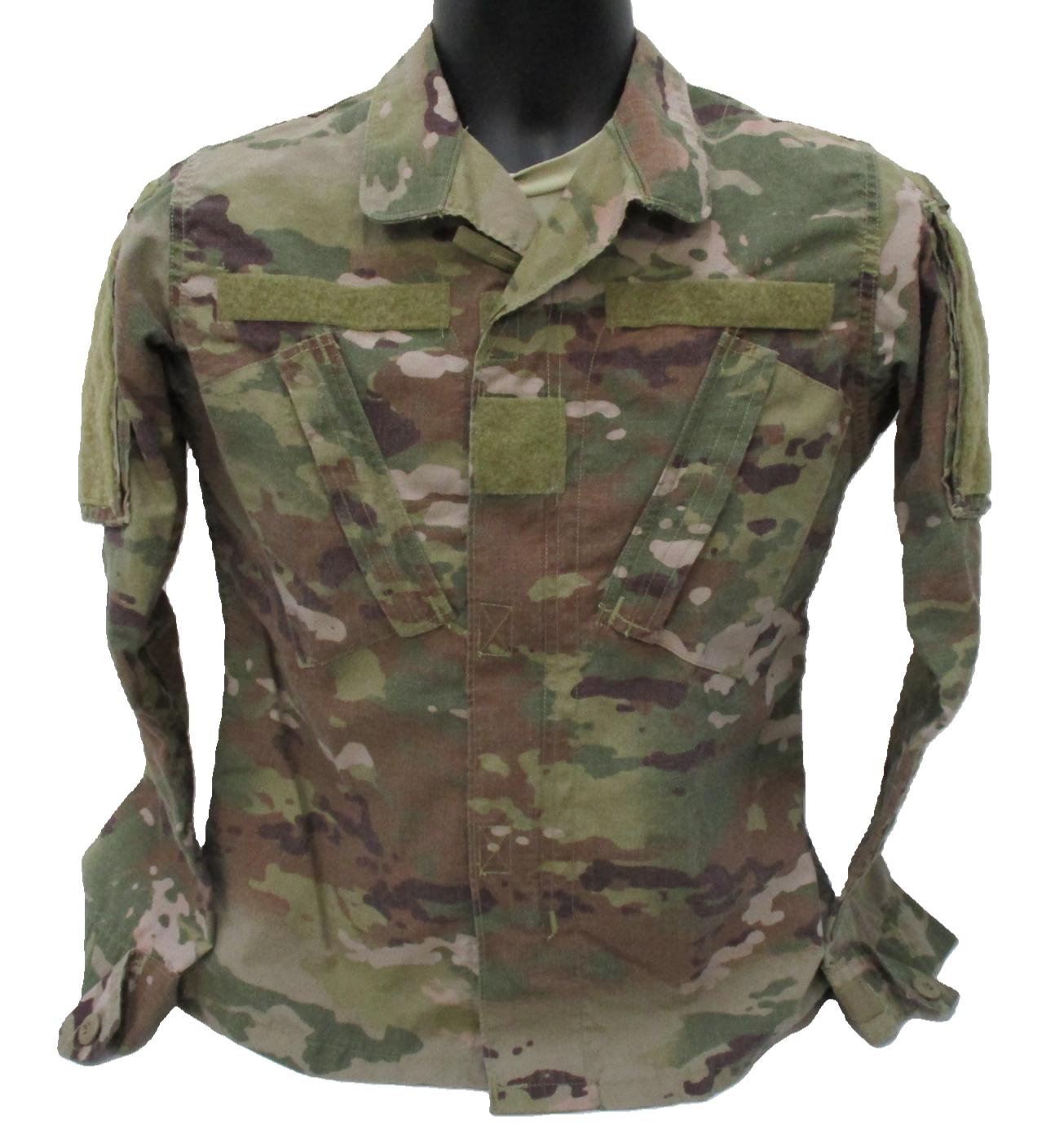 US ARMY COMBAT UNIFORM FEMALE TOP WOMEN'S BDU SHIRT SCORPION OCP FLAME RESISTANT