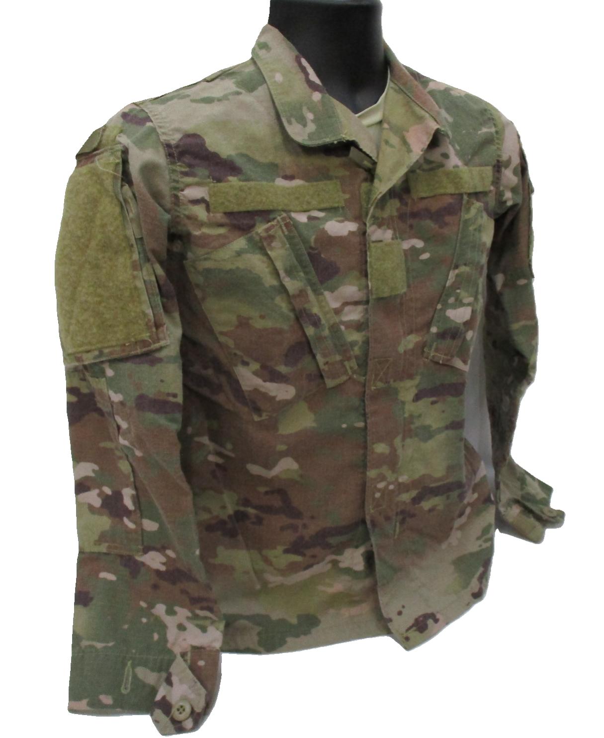 US ARMY COMBAT UNIFORM FEMALE TOP WOMEN'S BDU SHIRT SCORPION OCP FLAME RESISTANT