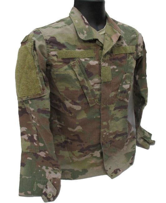 US ARMY COMBAT UNIFORM FEMALE TOP WOMEN'S BDU SHIRT SCORPION OCP FLAME RESISTANT