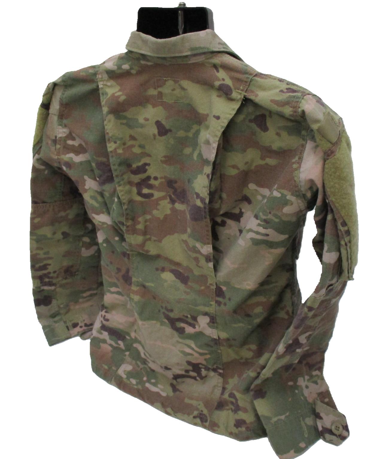 US ARMY COMBAT UNIFORM FEMALE TOP WOMEN'S BDU SHIRT SCORPION OCP FLAME RESISTANT
