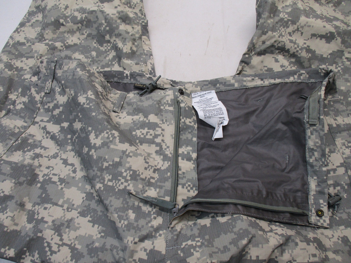 GEN 3 ACU DIGITAL GORE-TEX PANTS LEVEL 6 TROUSERS WET WEATHER PANTS X-LARGE/LONG