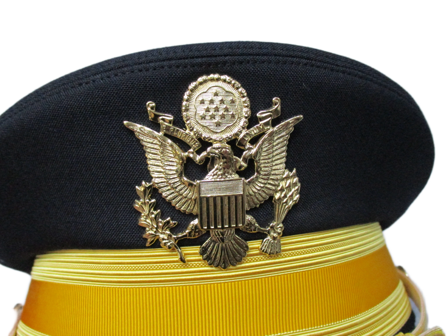 U.S. Army Dress Blue Service Cap Kingform Cap Size 7 1/2 Gold Band Ceremonial - Centex Military Gear