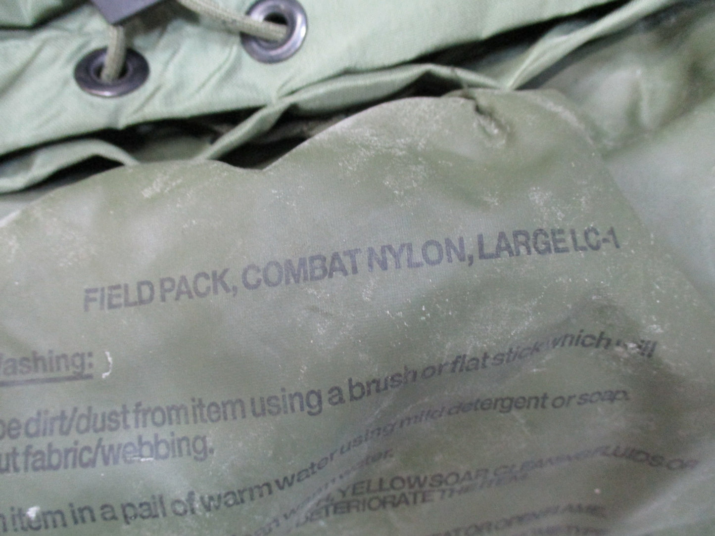 MILITARY OD GREEN ALICE PACK LARGE LC-1 COMBAT NYLON FIELD BACKPACK w. FRAME - Centex Military Gear