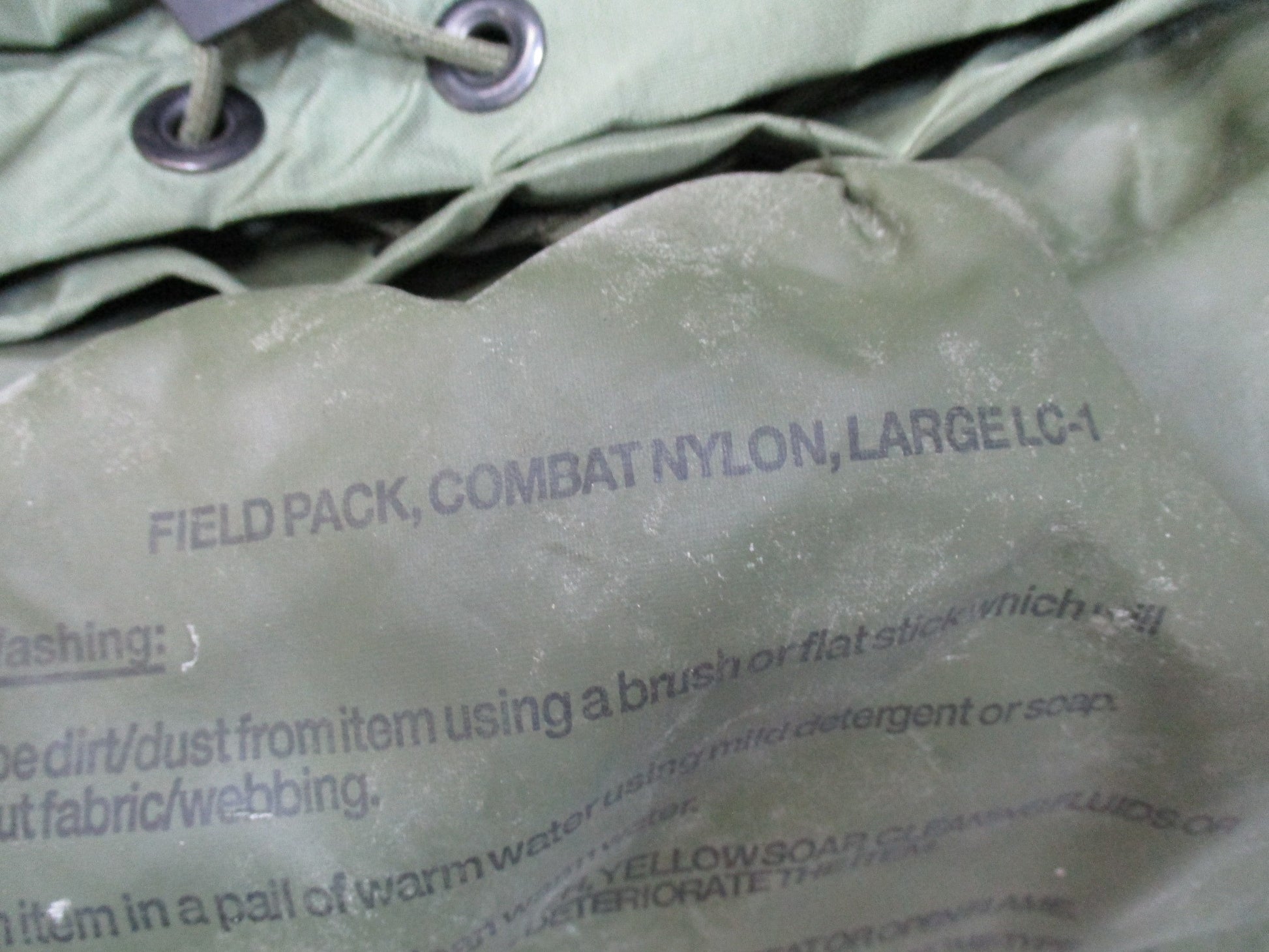 MILITARY OD GREEN ALICE PACK LARGE LC-1 COMBAT NYLON FIELD BACKPACK w. FRAME - Centex Military Gear