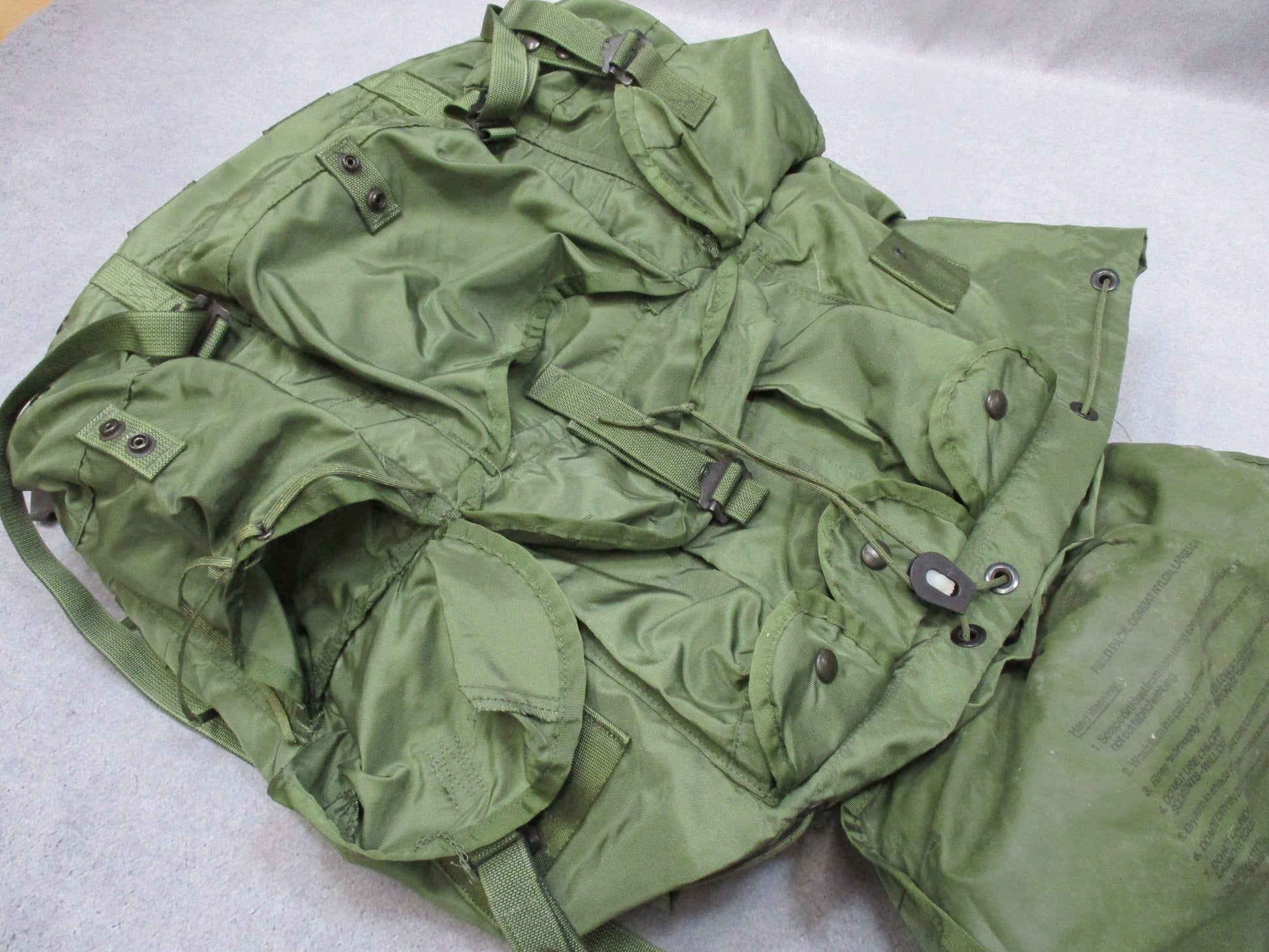 MILITARY OD GREEN ALICE PACK LARGE LC-1 COMBAT NYLON FIELD BACKPACK w. FRAME - Centex Military Gear