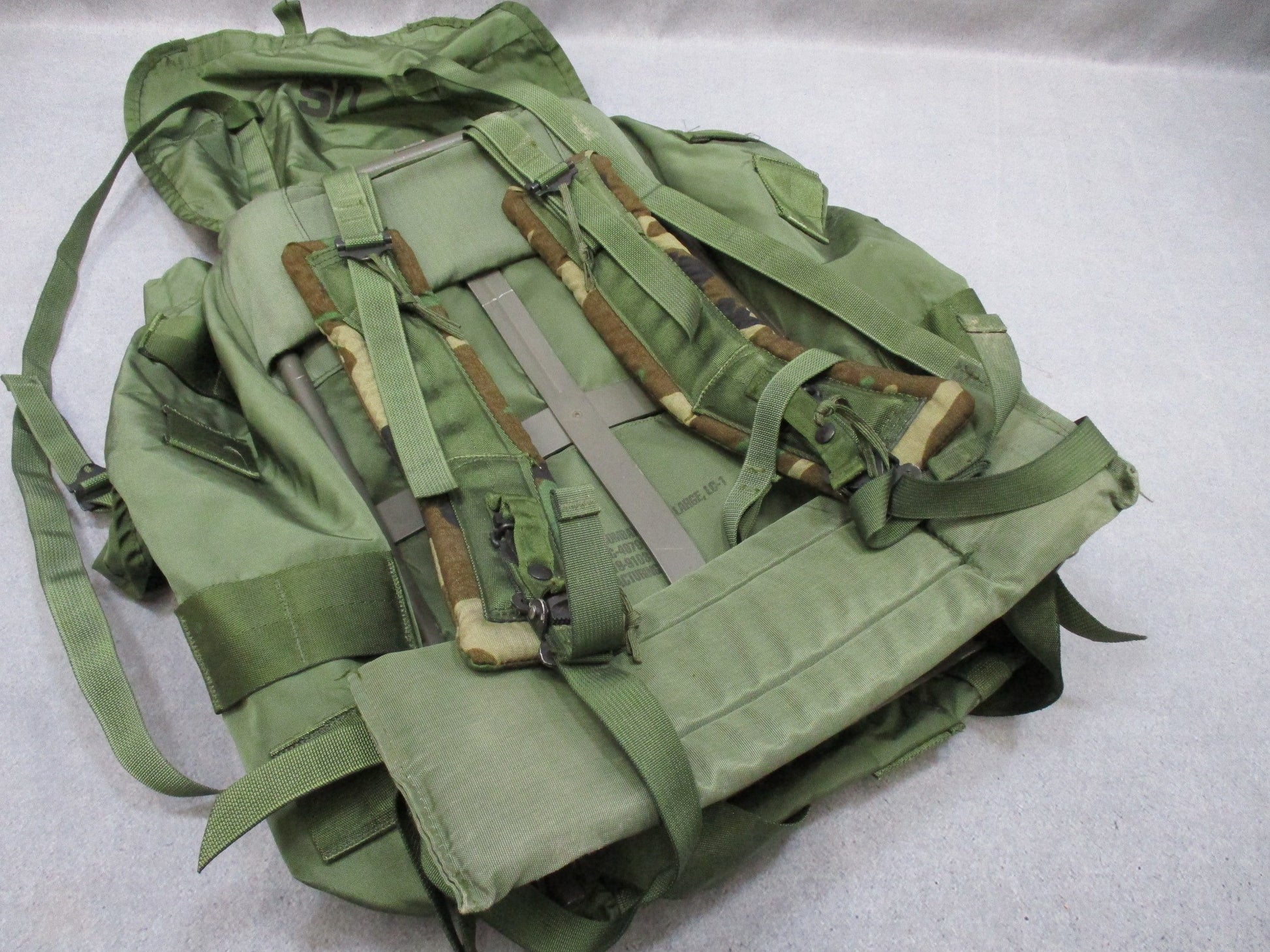 MILITARY OD GREEN ALICE PACK LARGE LC-1 COMBAT NYLON FIELD BACKPACK w. FRAME - Centex Military Gear
