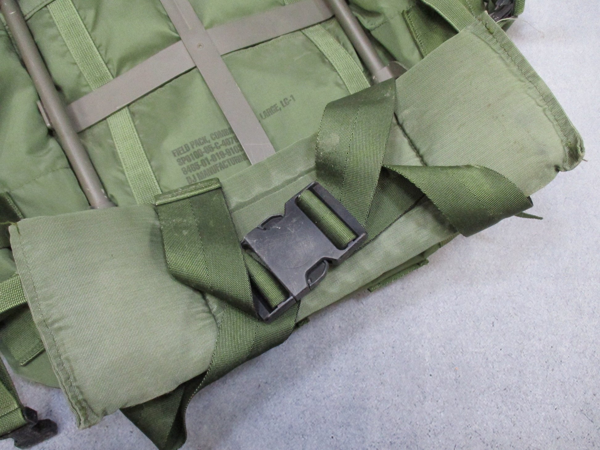 MILITARY OD GREEN ALICE PACK LARGE LC-1 COMBAT NYLON FIELD BACKPACK w. FRAME - Centex Military Gear
