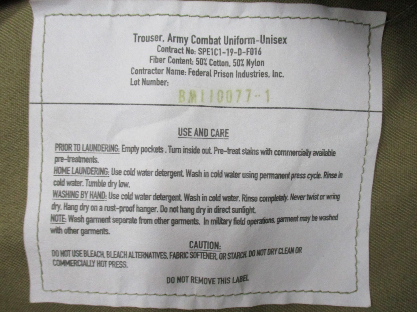 NEW Scorpion W2 SmallXLong Pants Cotton/Nylon OCP Army Multicam 8415-01-623-4179