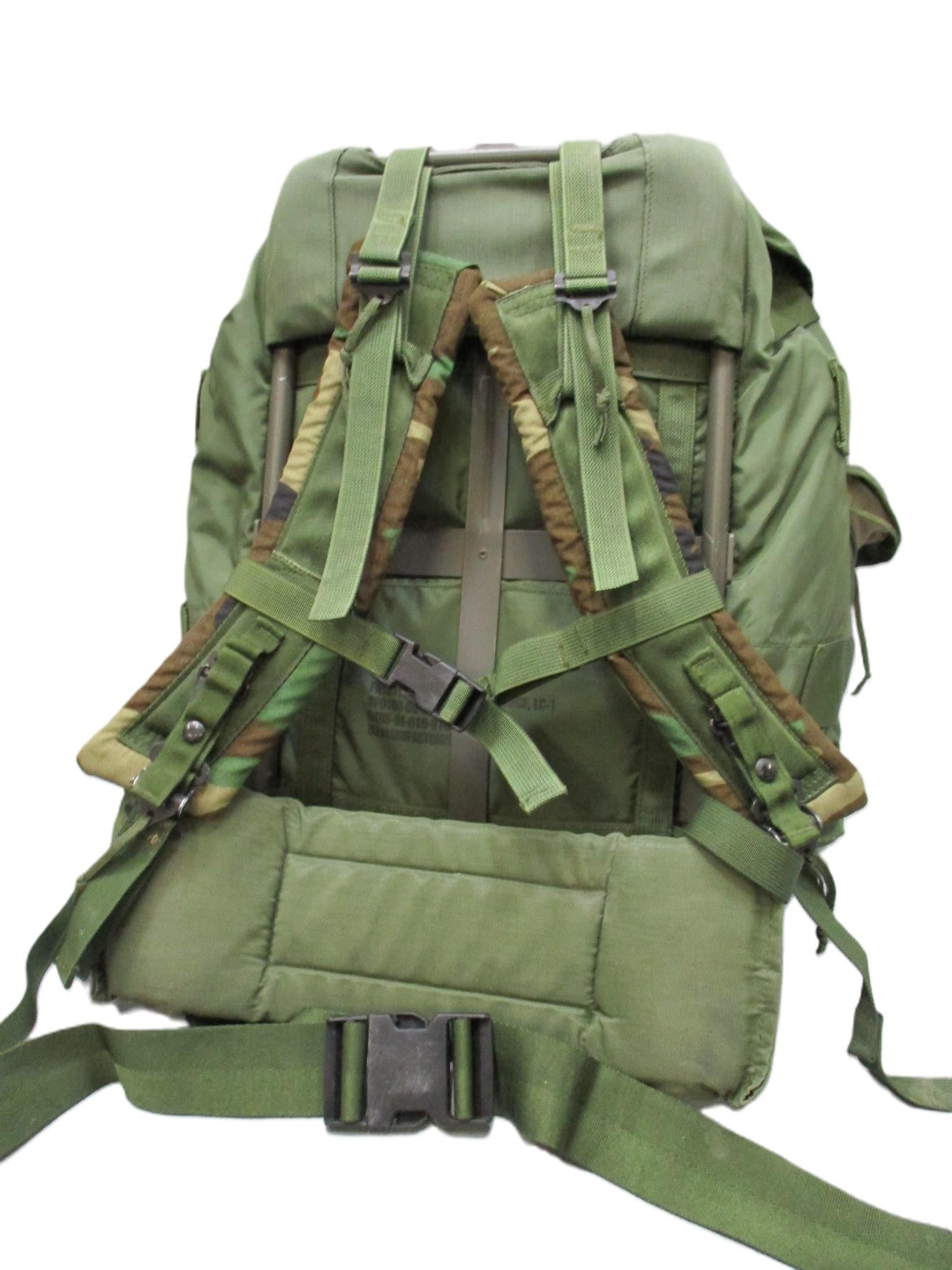 MILITARY OD GREEN ALICE PACK LARGE LC-1 COMBAT NYLON FIELD BACKPACK w. FRAME - Centex Military Gear
