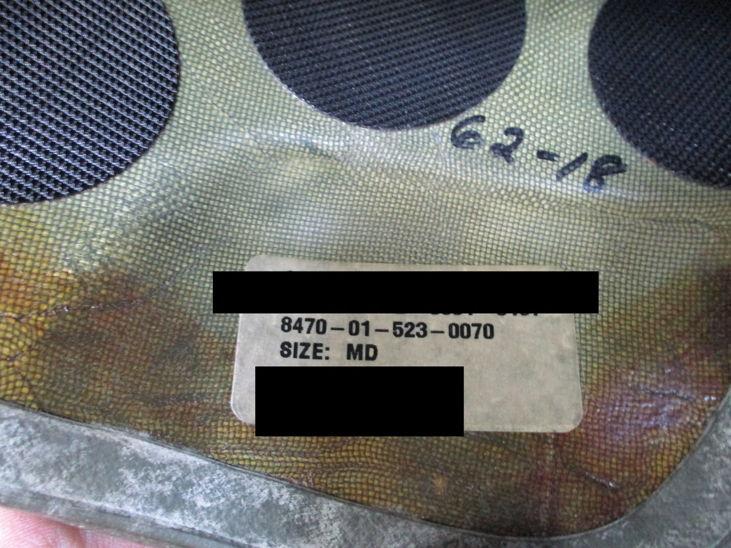 * US Army ACH Helmet Made With Kevlar Medium BAE Systems 8470-01-523-0070 * BAE