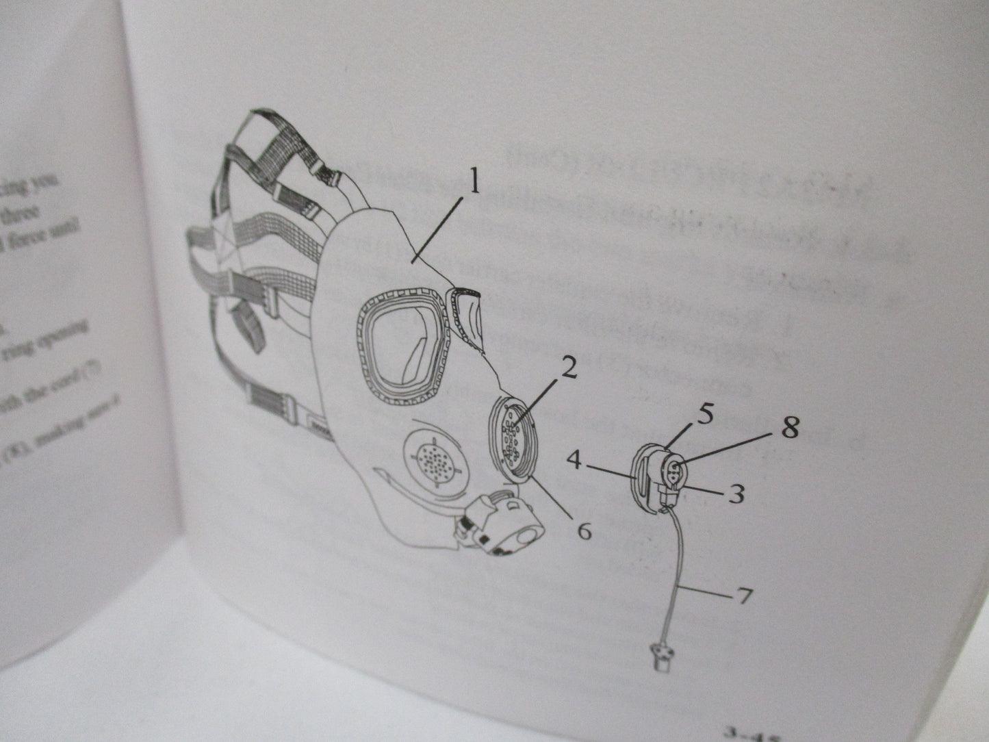M40 GAS MASK OPERATOR'S MANUAL INSTUCTION BOOKLET M40A1 M42A2 TM-3-4240-346-10