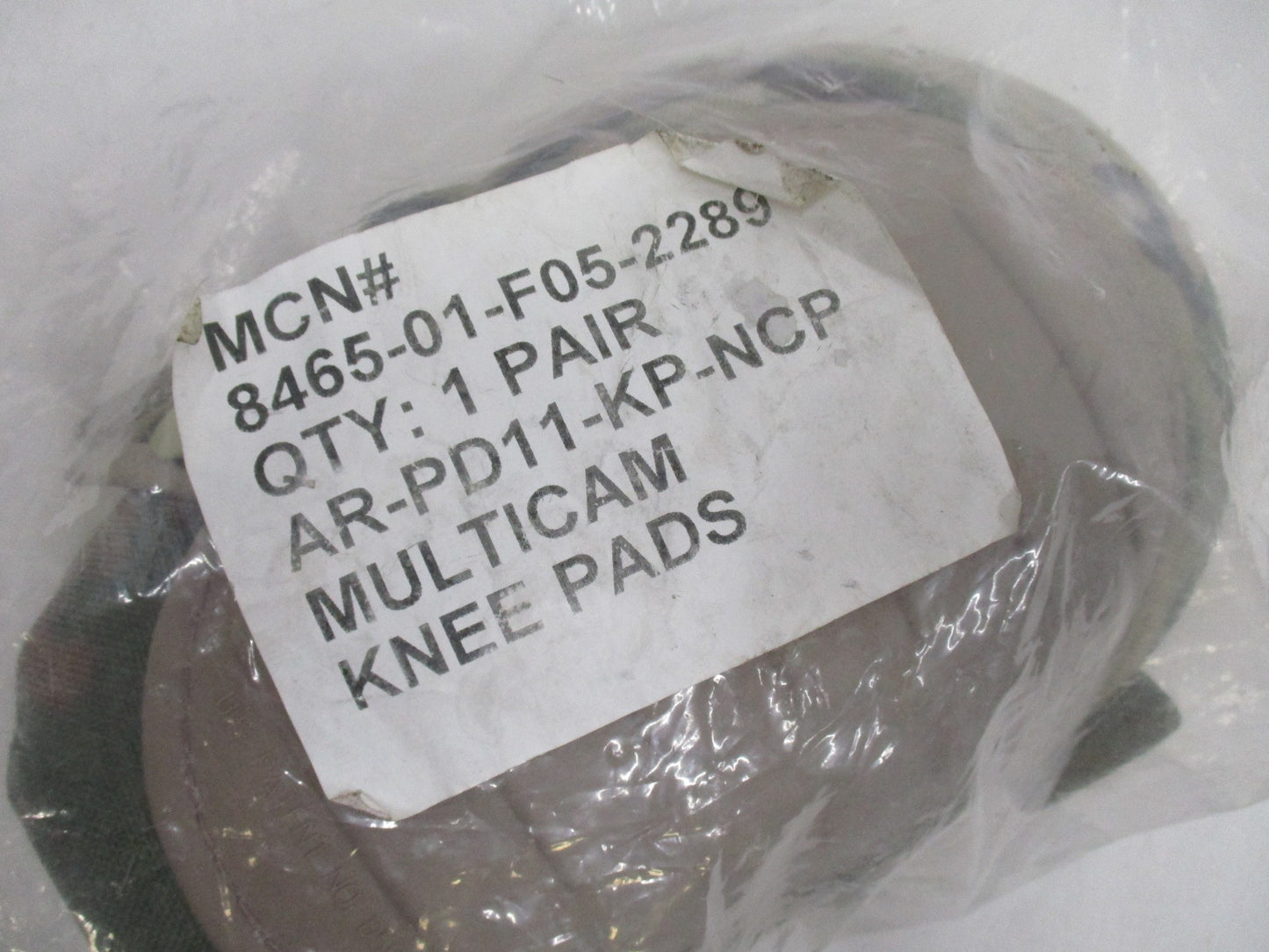 NEW GENUINE USGI ARMY ISSUE TACTICAL KNEE PADS SET OCP MULTICAM (1) PAIR 2289