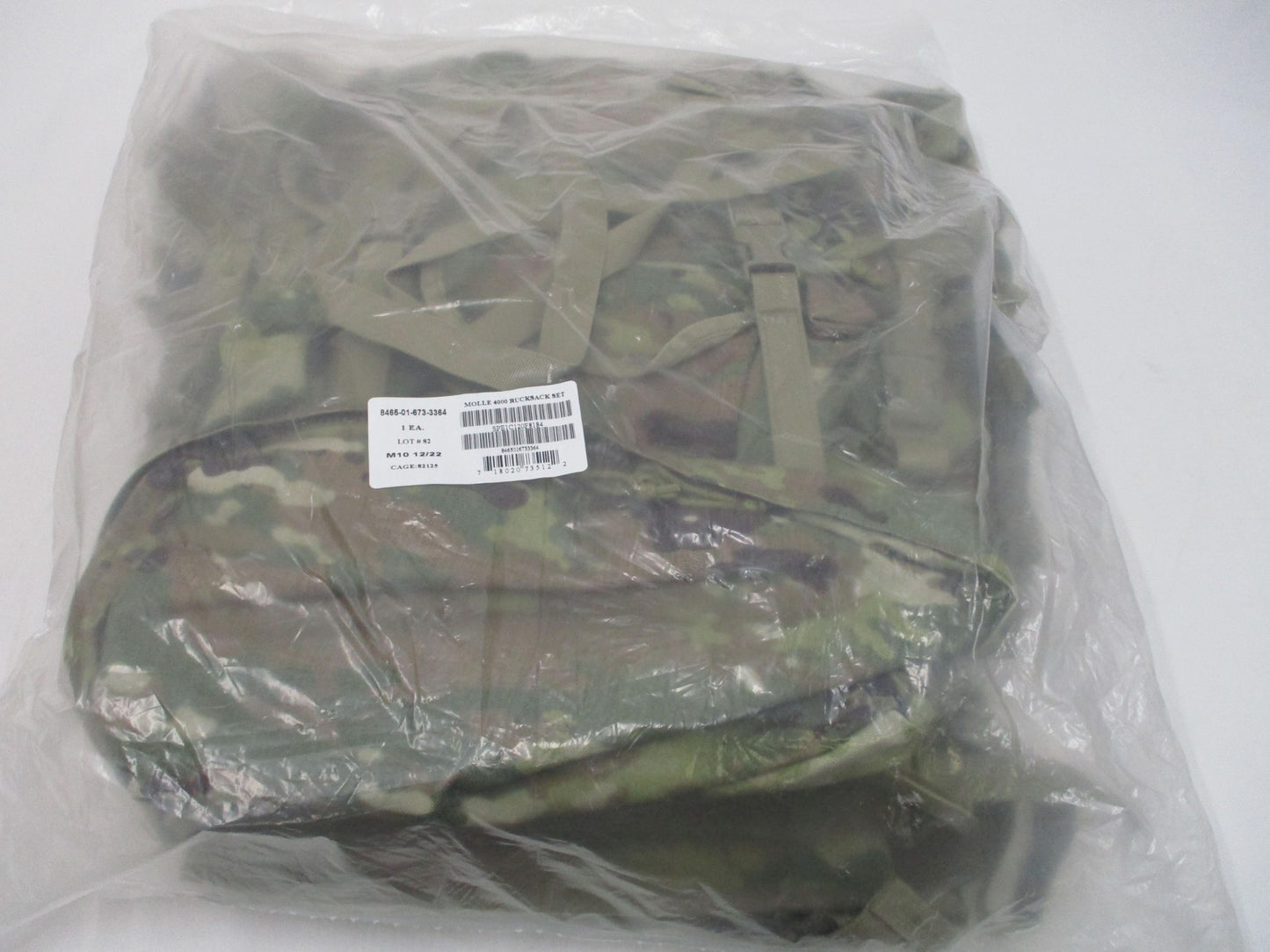 USGI ARMY OCP LARGE MOLLE II RUCKSACK 4000 MULTICAM FIELD PACK w FRAME & BELT