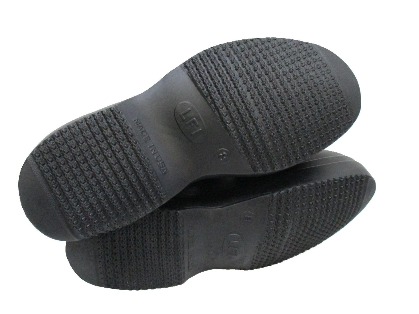 Centex Military Gear rubber overboots for wet weather, size 8, shown in black, slip-on design for easy wear.
